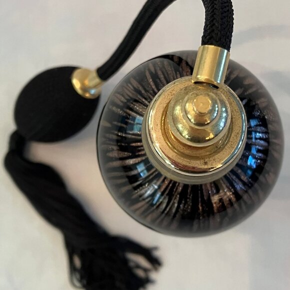 Iridescent Art Glass Perfume Atomizer - Picture 6 of 11